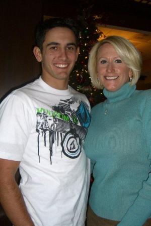 Matt and I at Christmas '08