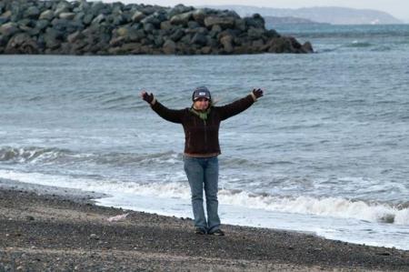 The irish sea and me!