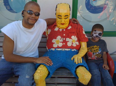 Daddy and Son at Legoland