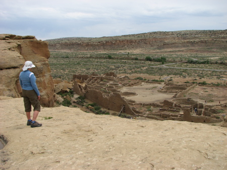 Gerri above Pueblo Bonito 2007