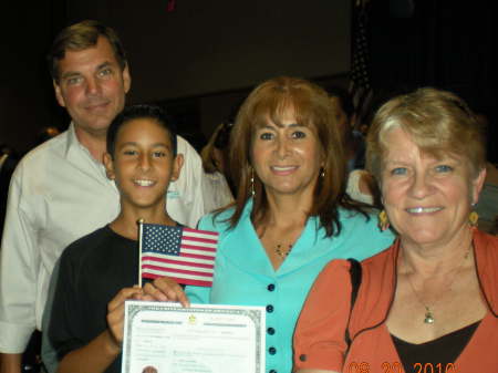 Betty's Naturalization Ceremony