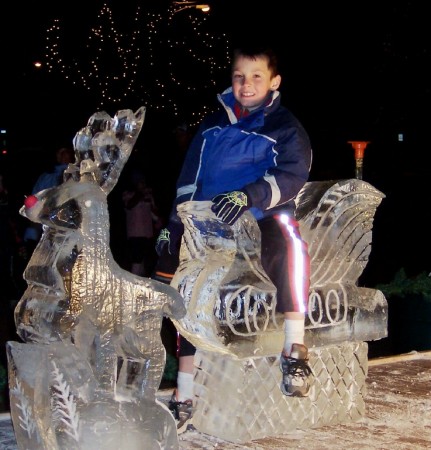 Bobby on Ice Sculpture 2006