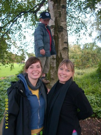 with my daughter and grandson 2008