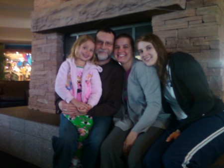 Dan with his girls March 2011