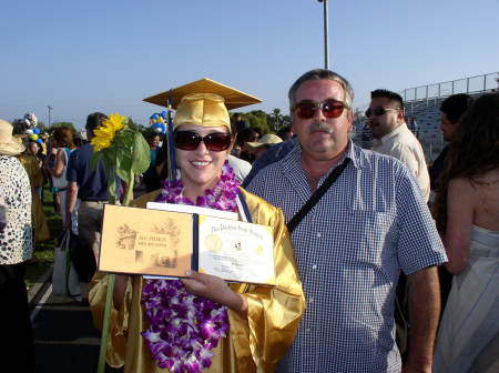 My daughter graduating high school