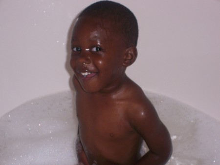 LIL SED GETTING HIS BATH ON