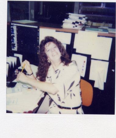 At the office (summer 1987)