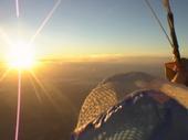 what a beautiful sunset at 10,000 feet.
