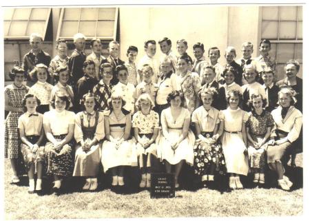 Mrs Routsong's 1955 6th grade class