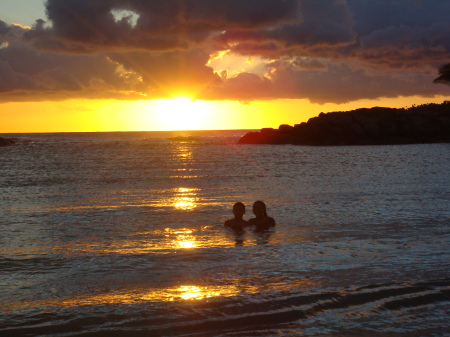 Sunset in Hawaii