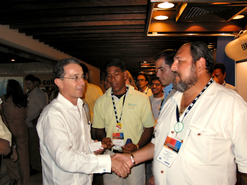 Uribe in Cartagena