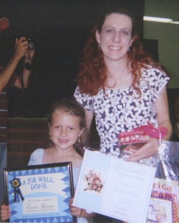 Me and my daughter, May 2008