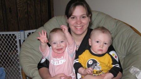 My daughter Katie & her twins