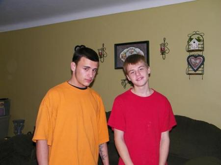 my oldest son Jason and middle son Jeremy