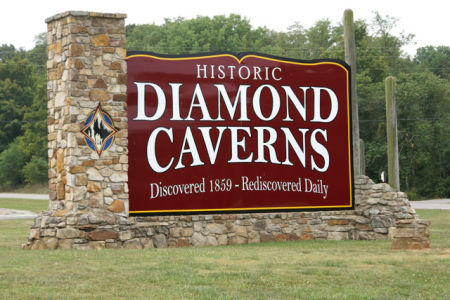 Diamond Caverns in Cave City, Kentucky.