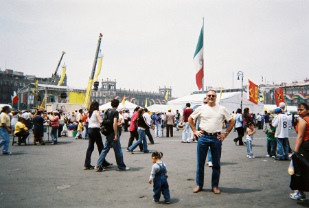 The Zocalo in Mexico City