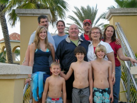 Nearly the whole gang at Christmas in Florida