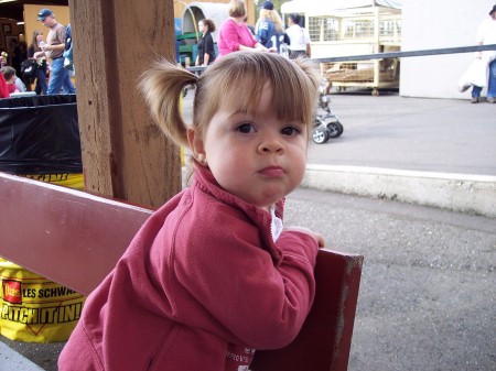 Kelsey at the Puyallup Fair