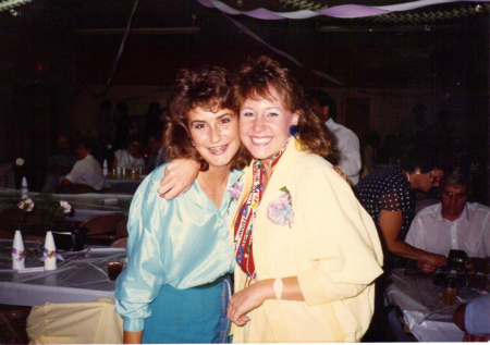 Alicia & I in the 80's...