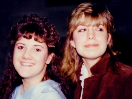 1984 Valedictorian-Maurita with friend Frances