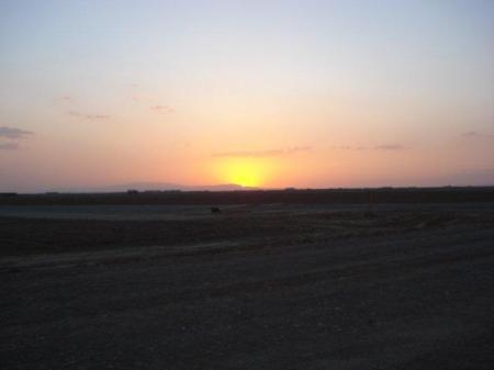 Sun set over Tal Afar