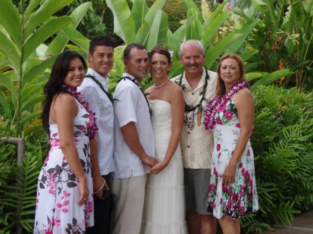 Alvin Jr's and Christina's Hawaii wedding