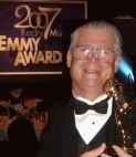 Ed Sharpe With Emmy (R) Award  2007