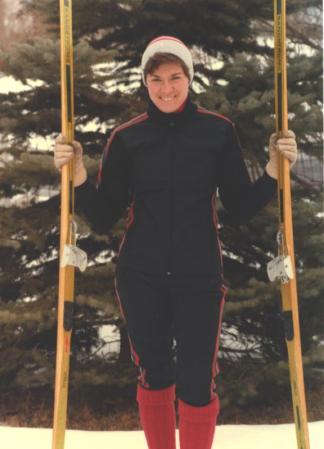 Cross-country skiing in 1978.