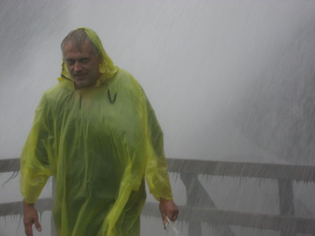 Tim under the bridal vail falls