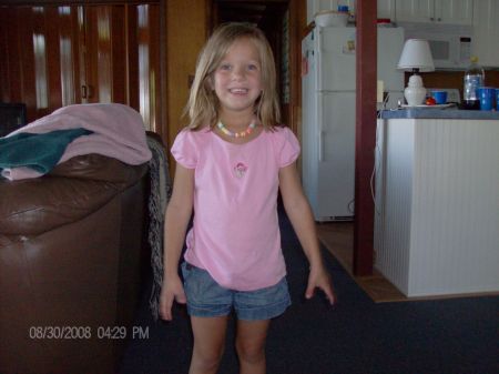 Delaney at the cottage - 2008