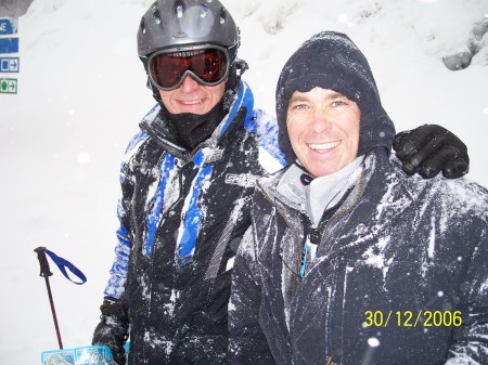 Skiing at Killington w/ brother Chris NYE '06