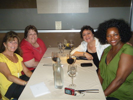 Dinner with choir friends on July 28, 2011