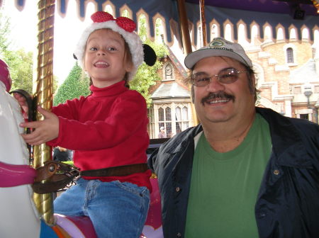 Tom and Keely at Disneyland in 2005