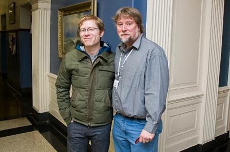 Anthony Rapp and Tom Peters