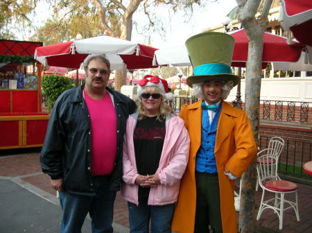Tom and I with the Mad Hatter