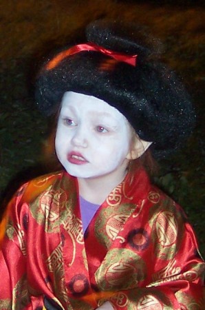 stormie as a geisha halloween 2006