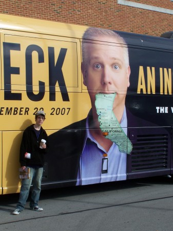 Michael meeting Glenn Beck