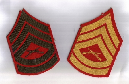 STRIPES  Gunnery Sergeant (GySgt) E-7