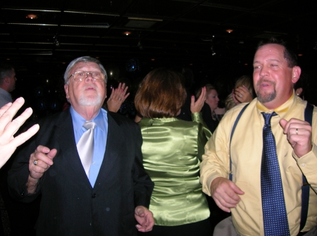 Dad and Bill dancing at the Party