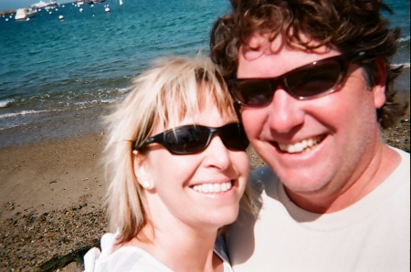 On Catalina Island with my sweetie Dan