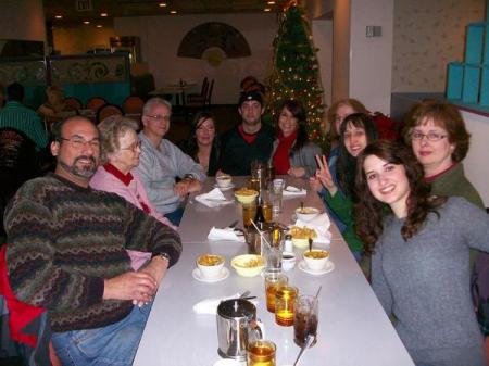 Family dinner, Christmas Eve