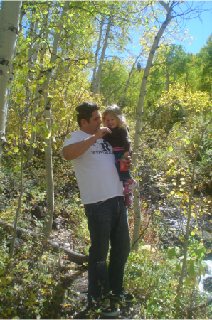 My son Andrew and our grand daughter,Sophia