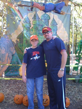 My son & I at OKC Zoo