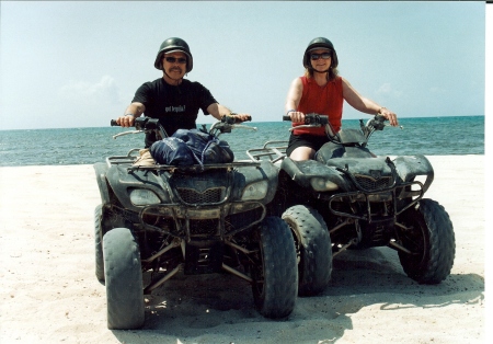 Riding ATV's in Playa 08