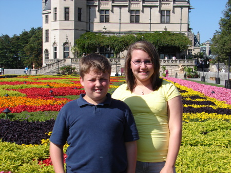 Matthew and Alora at the Biltmore Estate