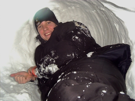 Trevor's snow cave