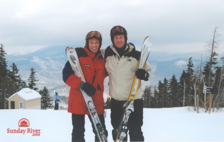 Dad and me, Sunday River