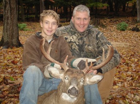My youngest and his Buck