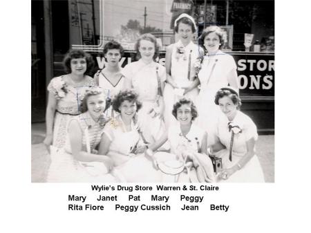 The Girls (8th grade) at Wylies Drugs
