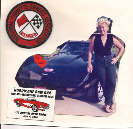Bonnie's 1979 Vette in Key West